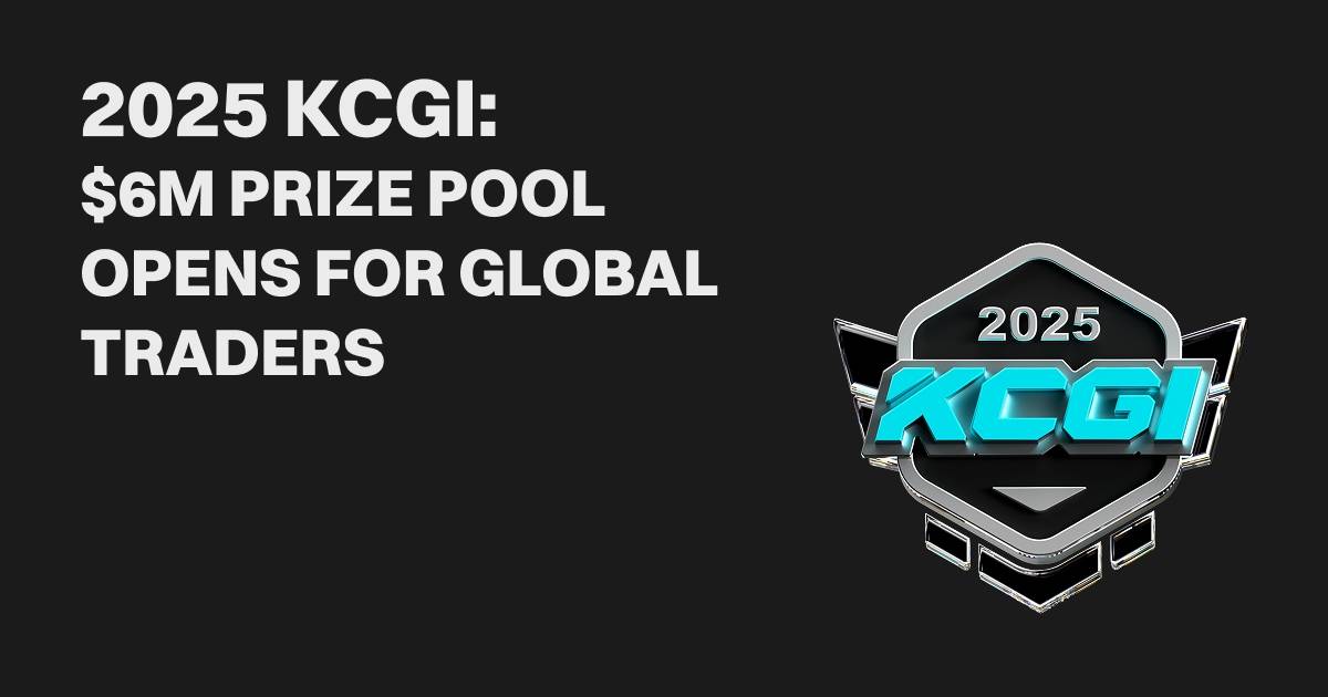 Bitget 年度交易大赛KCGI启动，奖金池达600万美元